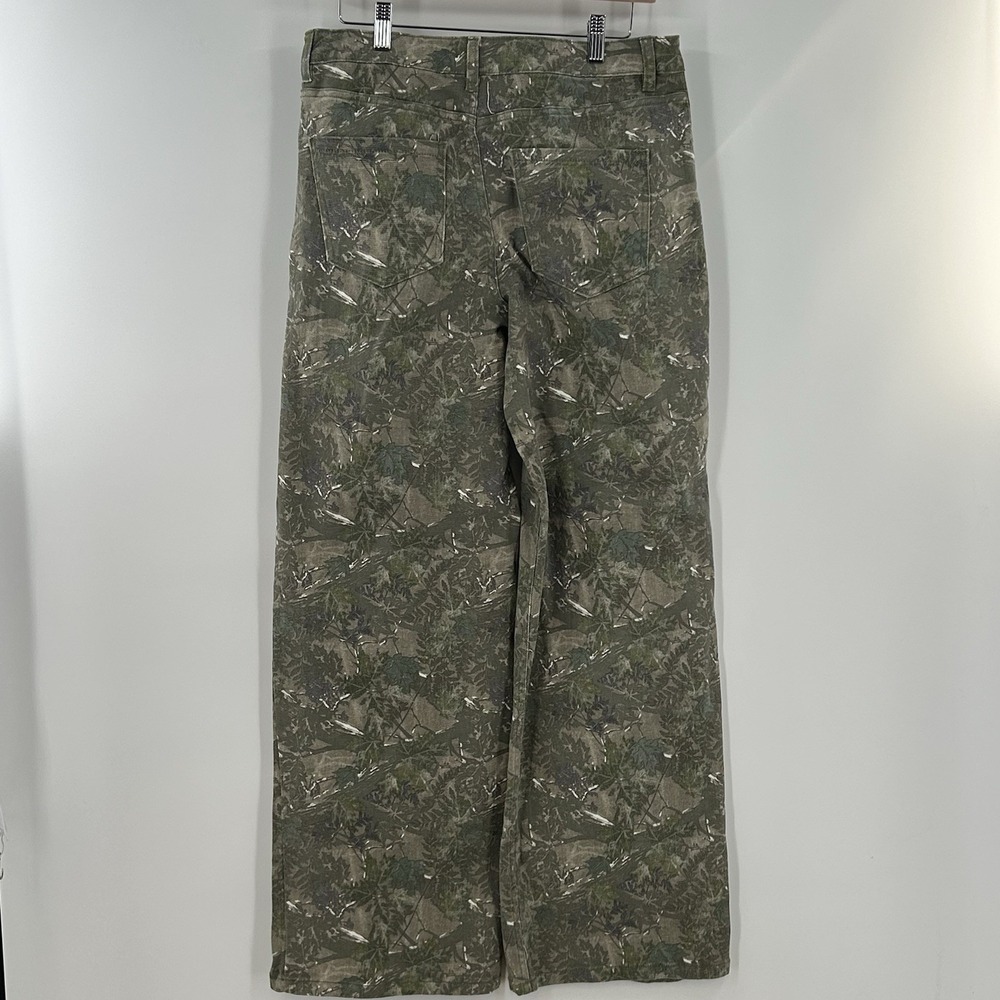 Y2K Camp Print Straight Leg Women's Pants Size 9, Grunge/Outdoor Aesthetic‎ - Picture 7 of 10